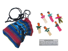 Cargar imagen en el visor de la galería, Worry Dolls (Muñeca quitapena) with bag
